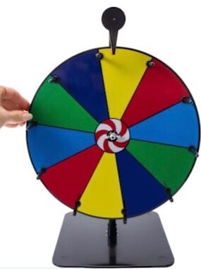Colorful Spinning Prize Wheel for Kids - Multi-Color